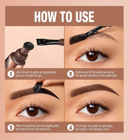 Pagevine Eyebrow Tint Peel 4Pc Set