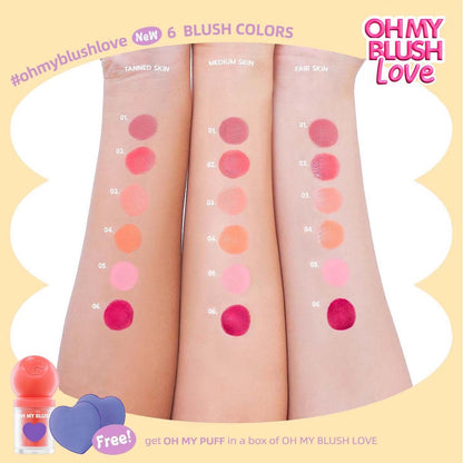 Pagevine Blush Liquid Sweet And Tidy Matte Blush 6Pcs Set