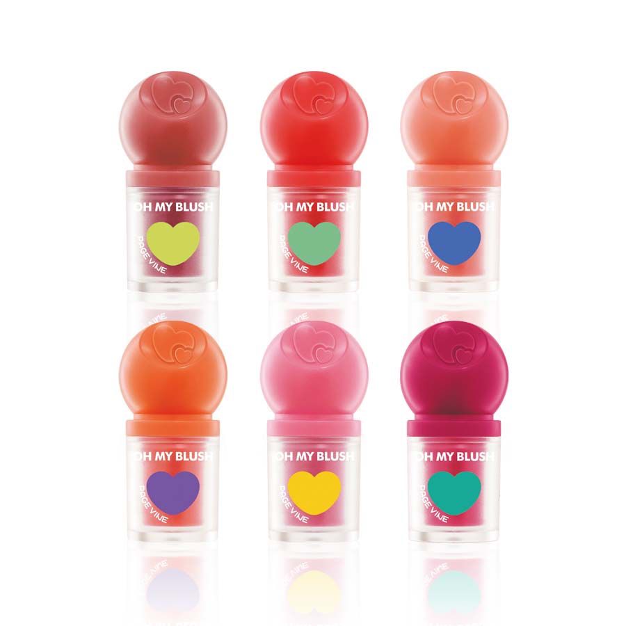 Pagevine Blush Liquid Sweet And Tidy Matte Blush 6Pcs Set