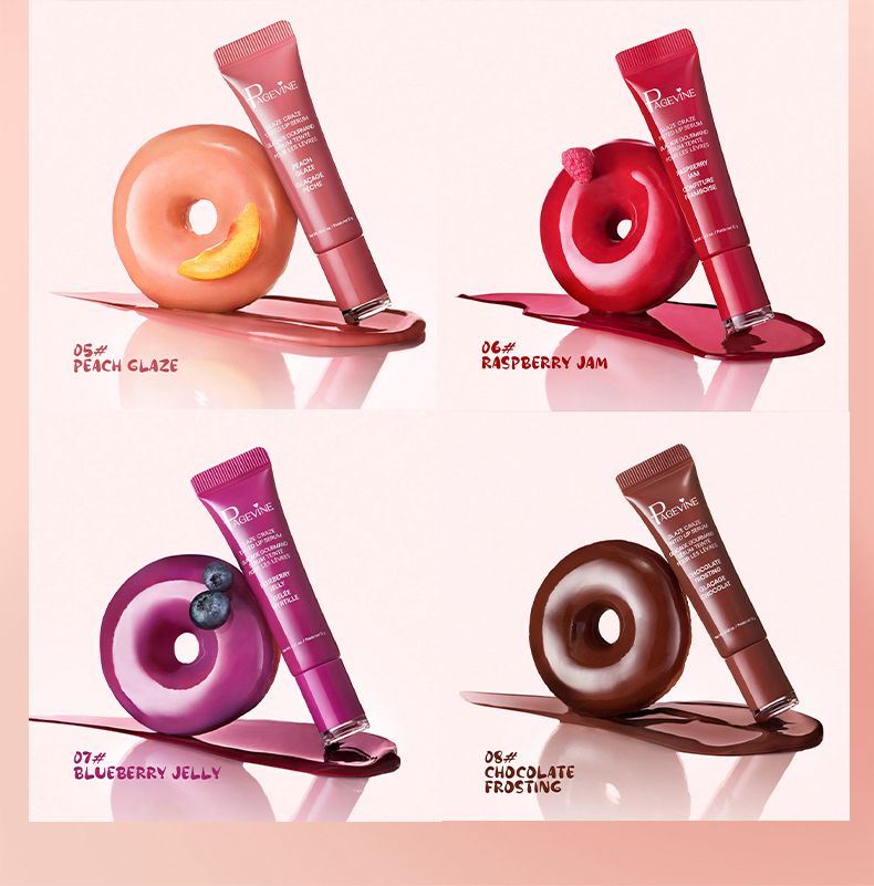PageVine Glaze Craze Tinted Lip Serum 8Pc Set