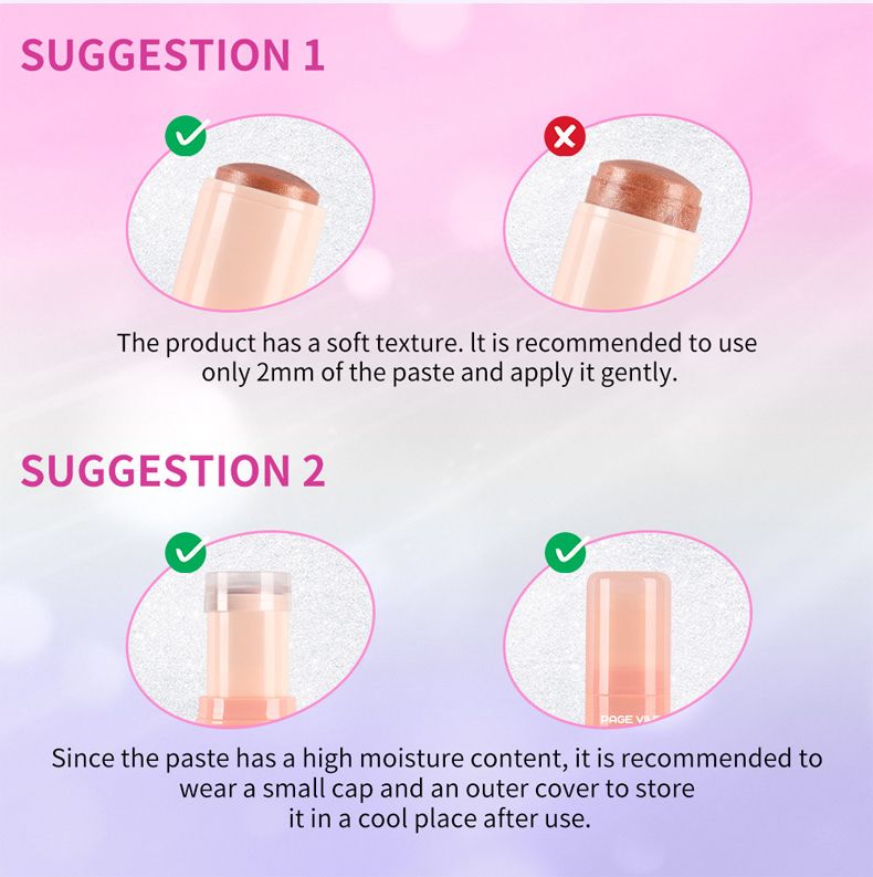 Pagevine Multi Shade Highlighter Stick 6 Piece Set