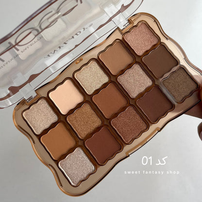 Anylady Chocolate Eyeshadow Palette 15 Shades