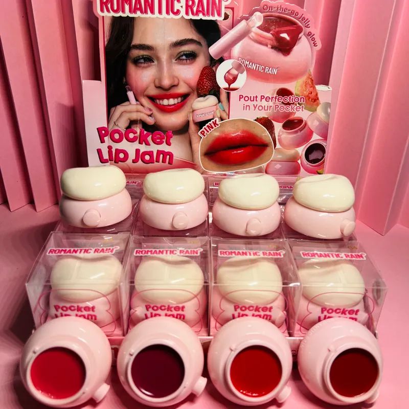 Romantic Rain Soft Shine Lip Jam 4 Pcs Set