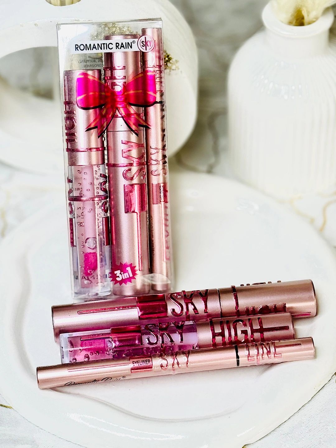 Romantic Rain Sky High Glow 3 Piece set