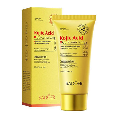 Sadoer Kojic Acid Turmeric Collagen Tear Off Facial Mask 75ml