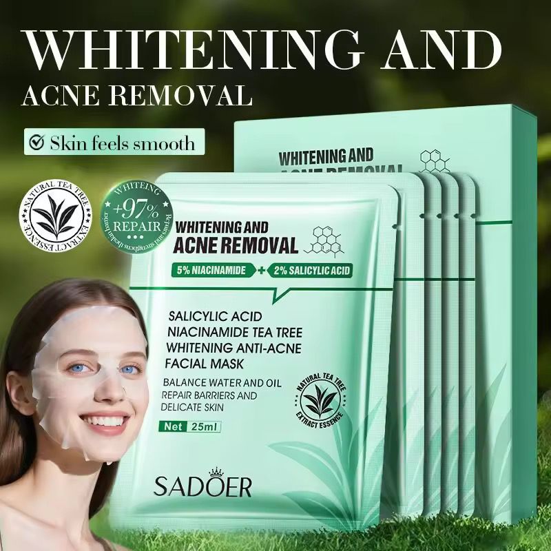 Sadoer Niacinamide Tea Tree Facial Mask 5 Pack