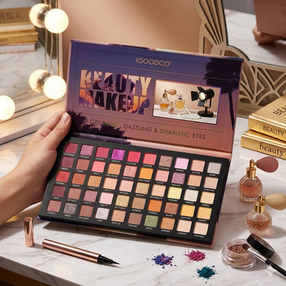 IGOODCO Beauty Nude Eyeshadow Palette Long Lasting Soft Glam