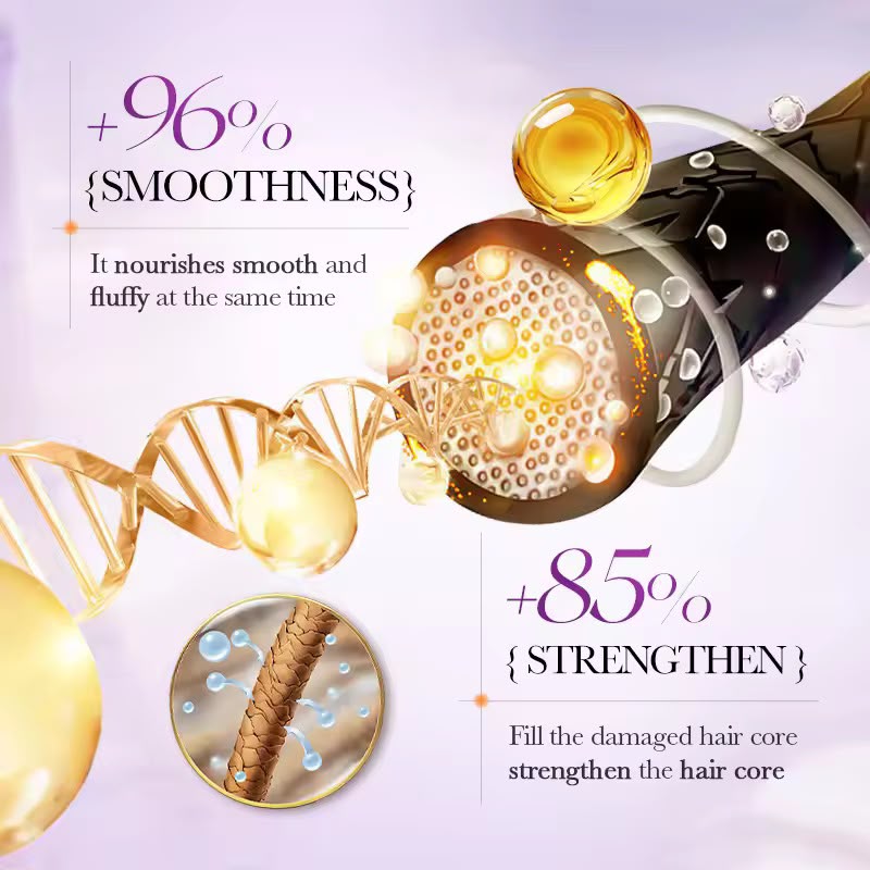 Sadoer Onion Black Seed Hair Oil Anti Frizz Repair Serum