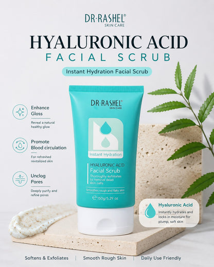 Dr Rashel Hyaluronic Acid Facial Scrub For Smooth Skin