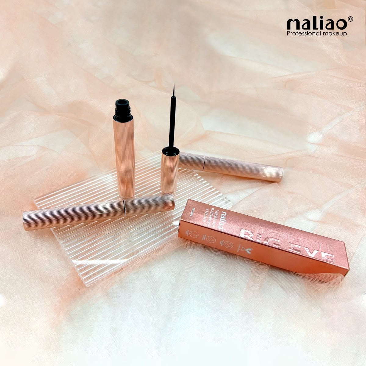Maliao Big Eye Waterproof Liquid Eyeliner Quick Dry Long Wear