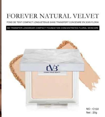CVB 2in1 Forever Natural Velvet Flawless Glow Compact Powder