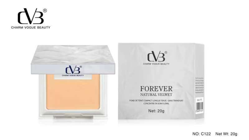CVB 2in1 Forever Natural Velvet Flawless Glow Compact Powder