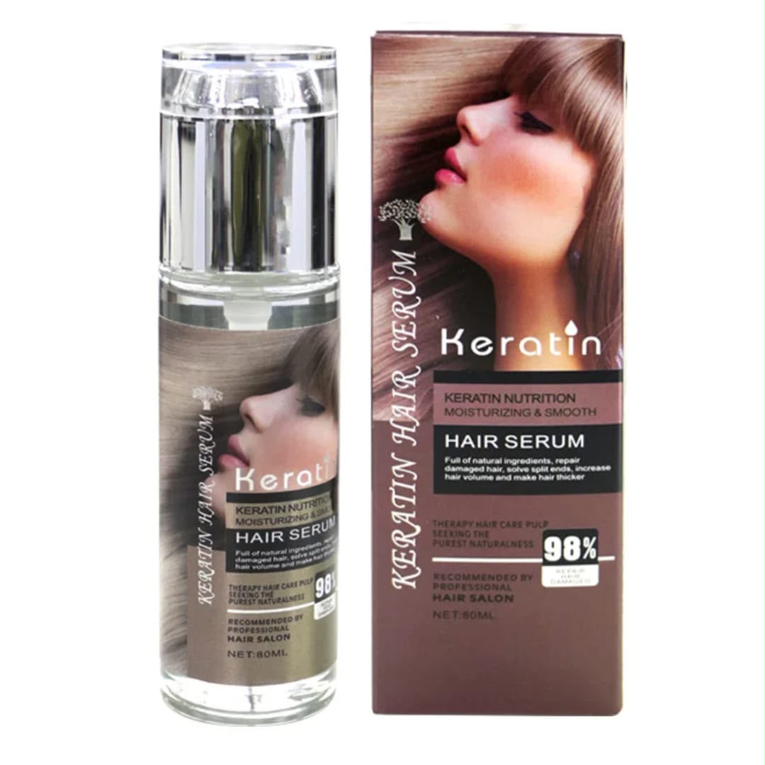 Keratin Hair Serum Oil Amino Acid Moisturizing Nourishing Hair Repairing Fluffy