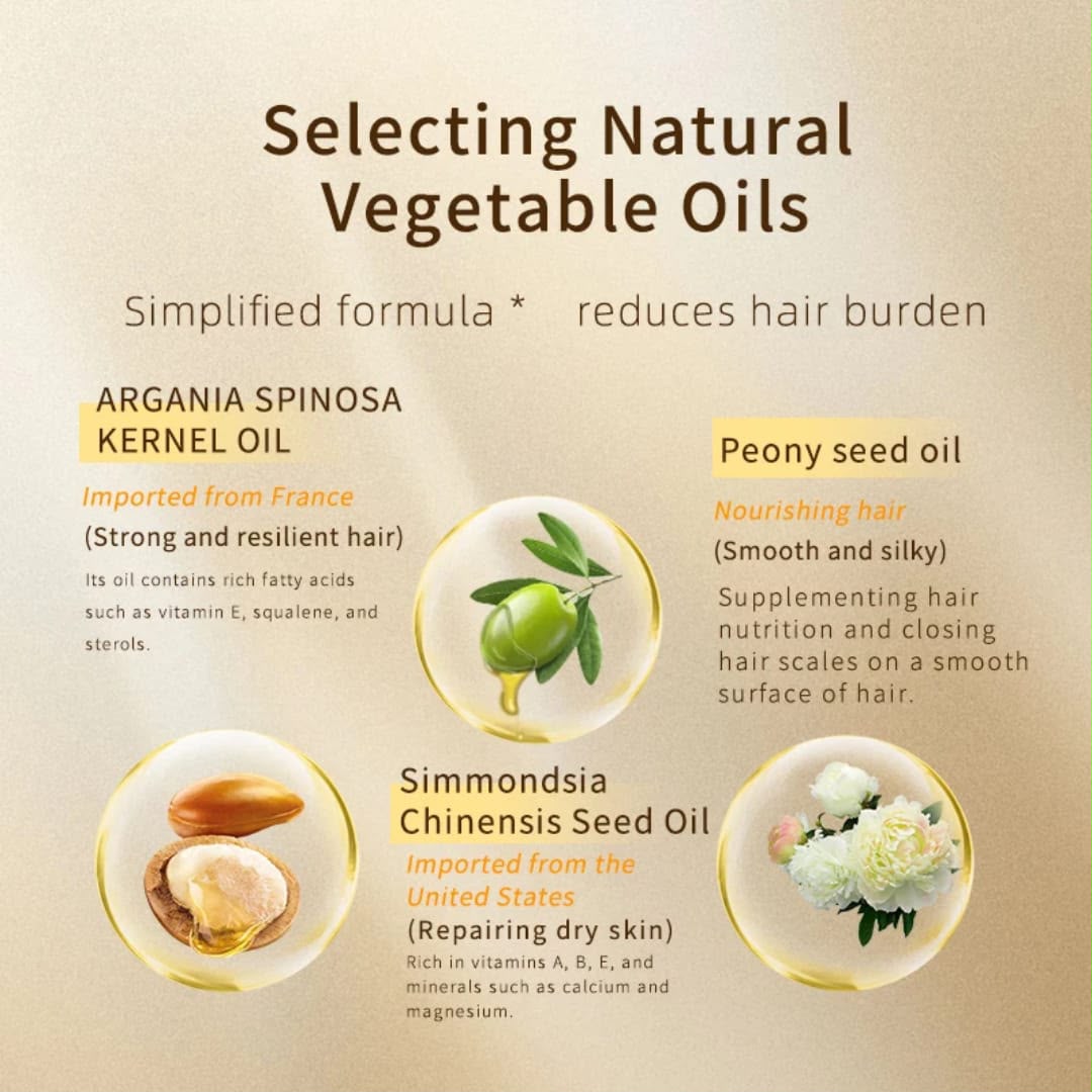 Keratin Hair Serum Oil Amino Acid Moisturizing Nourishing Hair Repairing Fluffy