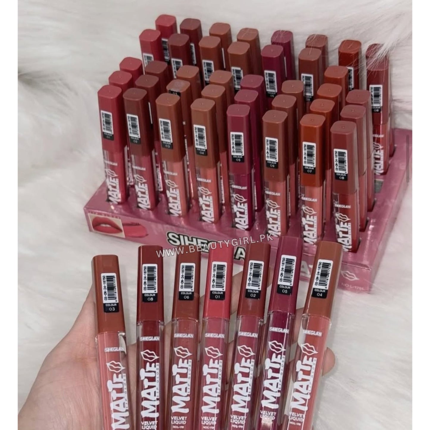 Sheglam Matte Liquid Lipgloss 8 Pcs Set