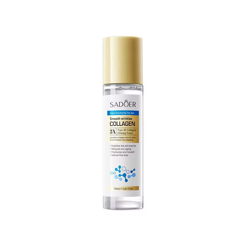 Sadoer III Collagen Wrinkle Firming Toner Hydrates and Moisturizes Refreshing Hydration Fading Soft Smooth Skin
