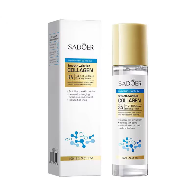 Sadoer III Collagen Wrinkle Firming Toner Hydrates and Moisturizes Refreshing Hydration Fading Soft Smooth Skin
