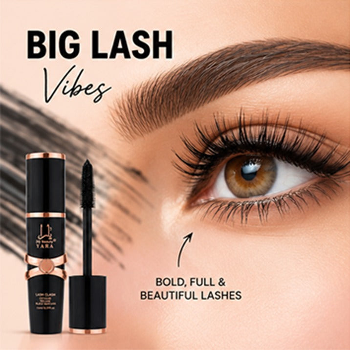 Yara 3Q Beauty 24H Waterproof Extreme Volume Curl Black Mascara