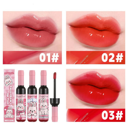 Dragon Ranee Sweetheart Wine Shaped Lip Tint Set Of 3