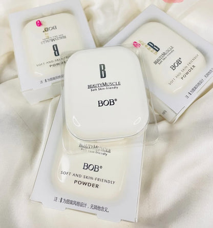 BOB Beauty Compact Powder Long Lasting Oil Control Makeup For Fair To Medium Skin Tone