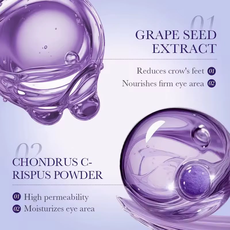 SADOER Grape Seeds Firming Eye Mask 80g (60pcs/30pairs)