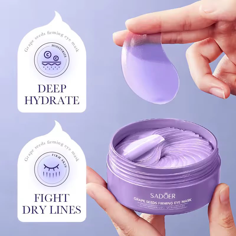 SADOER Grape Seeds Firming Eye Mask 80g (60pcs/30pairs)