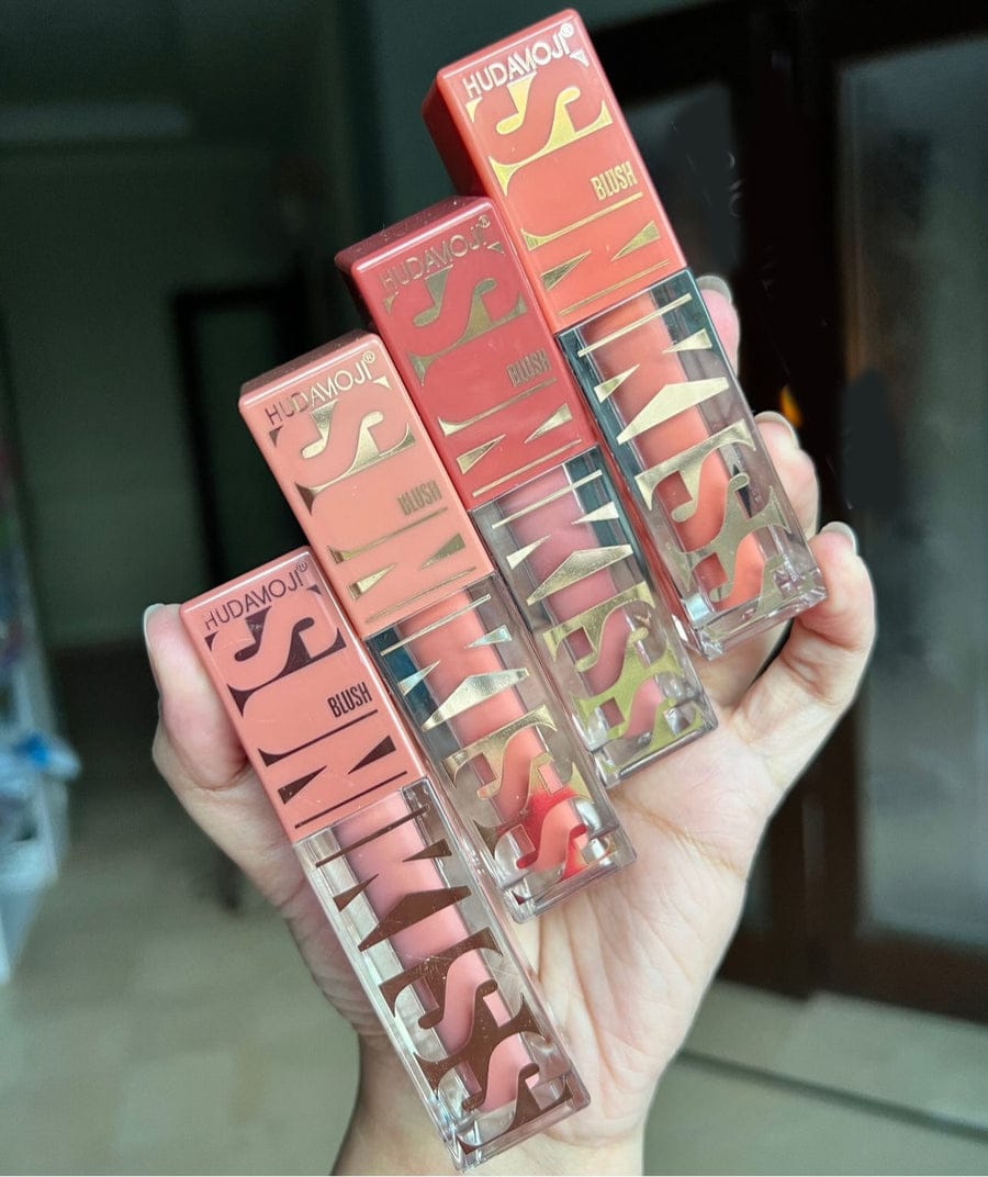 Hudamoji Sunkiss Liquid Blush 4 Pcs Set