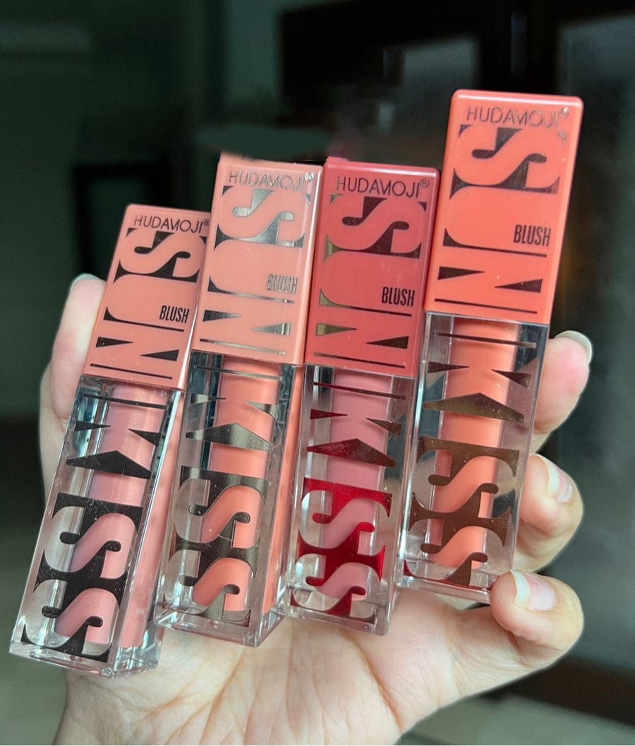 Hudamoji Sunkiss Liquid Blush 4 Pcs Set