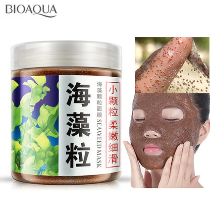 Bioaqua Seaweed Particles Anti Aging Oil Control Minimize Pores Facial Mask