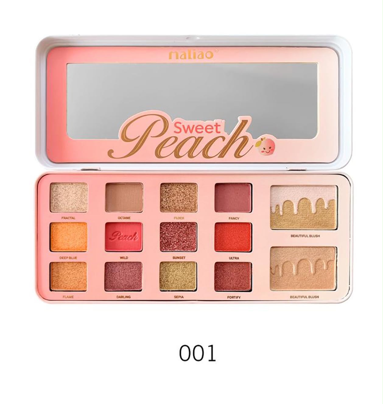 BIYA Korean Sweet Peach Eyeshadow Palette