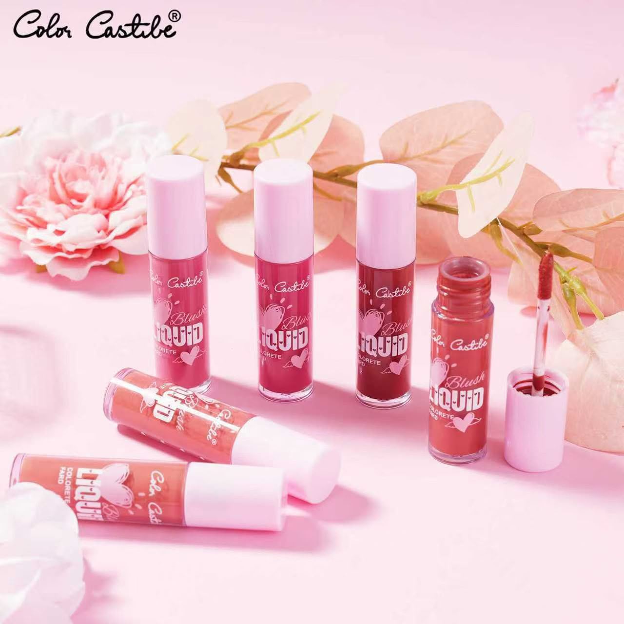 Color Castle Liquid Blush  6 Pcs Set
