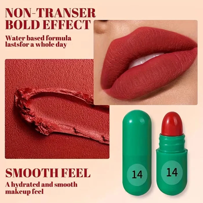 KS-One Mini Capsule Lipstick Hot Color 9 Pcs Set