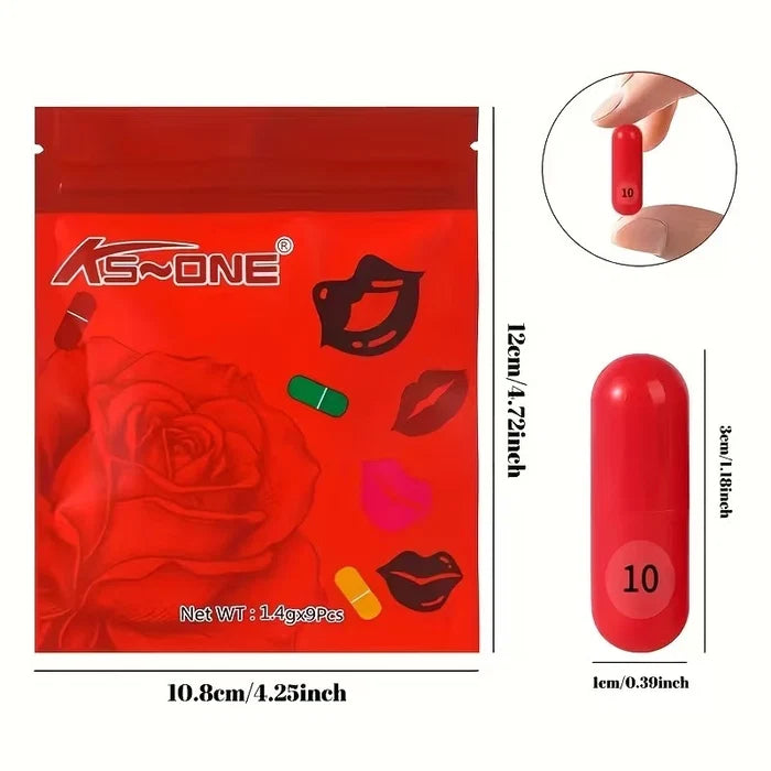 KS-One Mini Capsule Lipstick Hot Color 9 Pcs Set