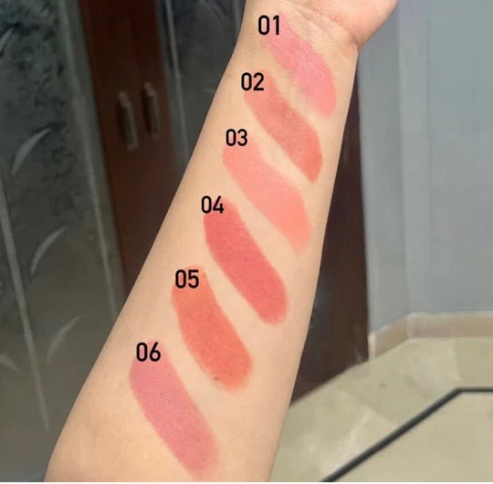 Hudamoji Glow Color Bounce Blush Stick 6 Pcs  Set