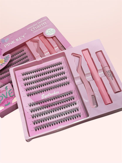 Pink Key Eyelash Extension