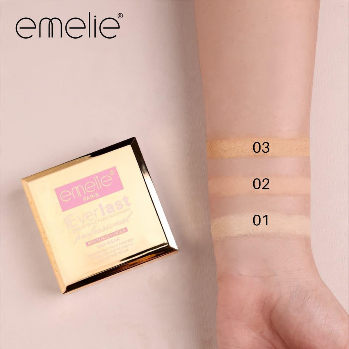 Emelie Everlast Compact Face Powder