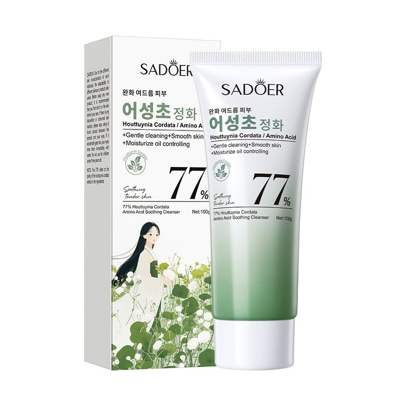 Sadoer 77% Houttuynia Cordata Amino Acid Cleanser 100g