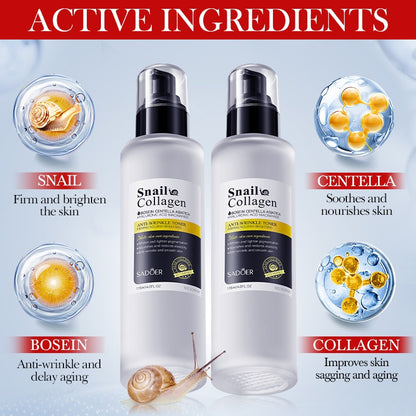 Sadoer Snail Collagen Anti-Wrinkle Toner 115ml
