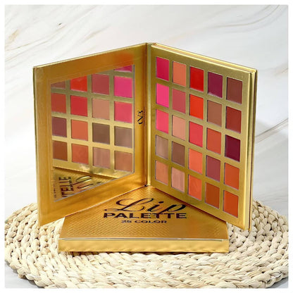 CVB 25 Color Lipstick Lip Gloss Palette