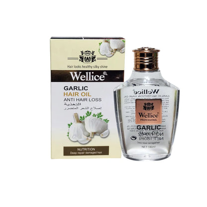 Wellice Premium Garlic Anti Hair Loss Hair Oil 180ml