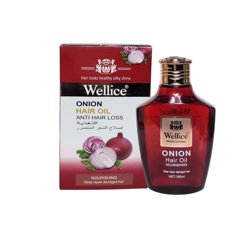 Wellice New Onion Anti Hair Loss Hair Oil 180ml