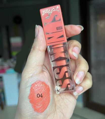 Hudamoji Sunkiss Liquid Blush 4 Pcs Set
