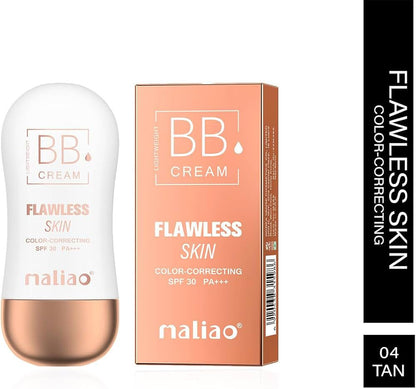 Maliao BB Cream Flawless Skin Color Correcting SPF 30 PA+++