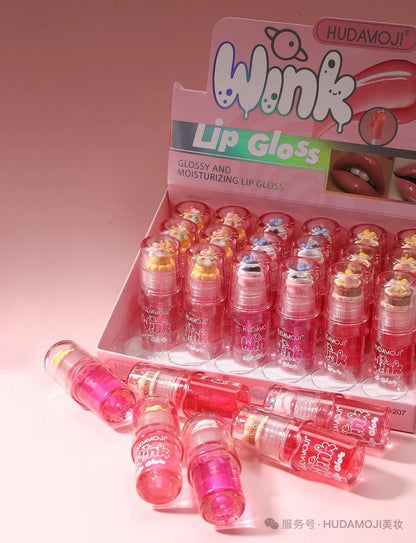 Hudamoji Wink Lip Gloss Pack of 2