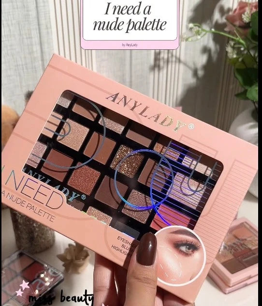 AnyLady I Need a Nude 24-Color Makeup Eye Shadow Palette