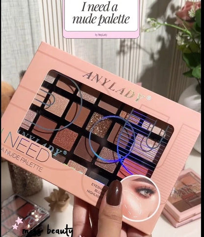 AnyLady I Need a Nude 24-Color Makeup Eye Shadow Palette