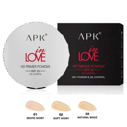 APK 2in1 In love  HD Primer Oil Control Face Powder