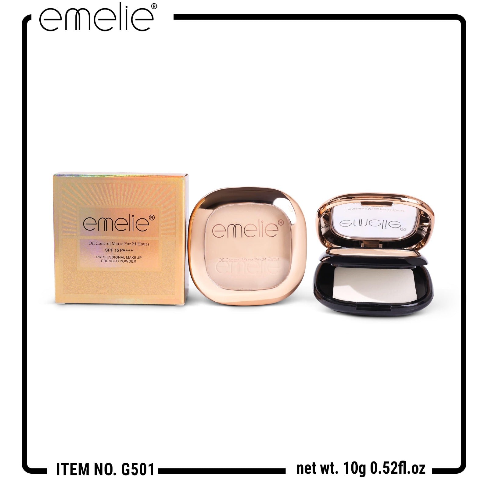 Emelie 24 Hour Oil Control Compact Powder