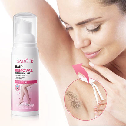 SADOER Hair Removal Clean Mousse Gentle Non-Irritating Hair Removal Cream 100ml