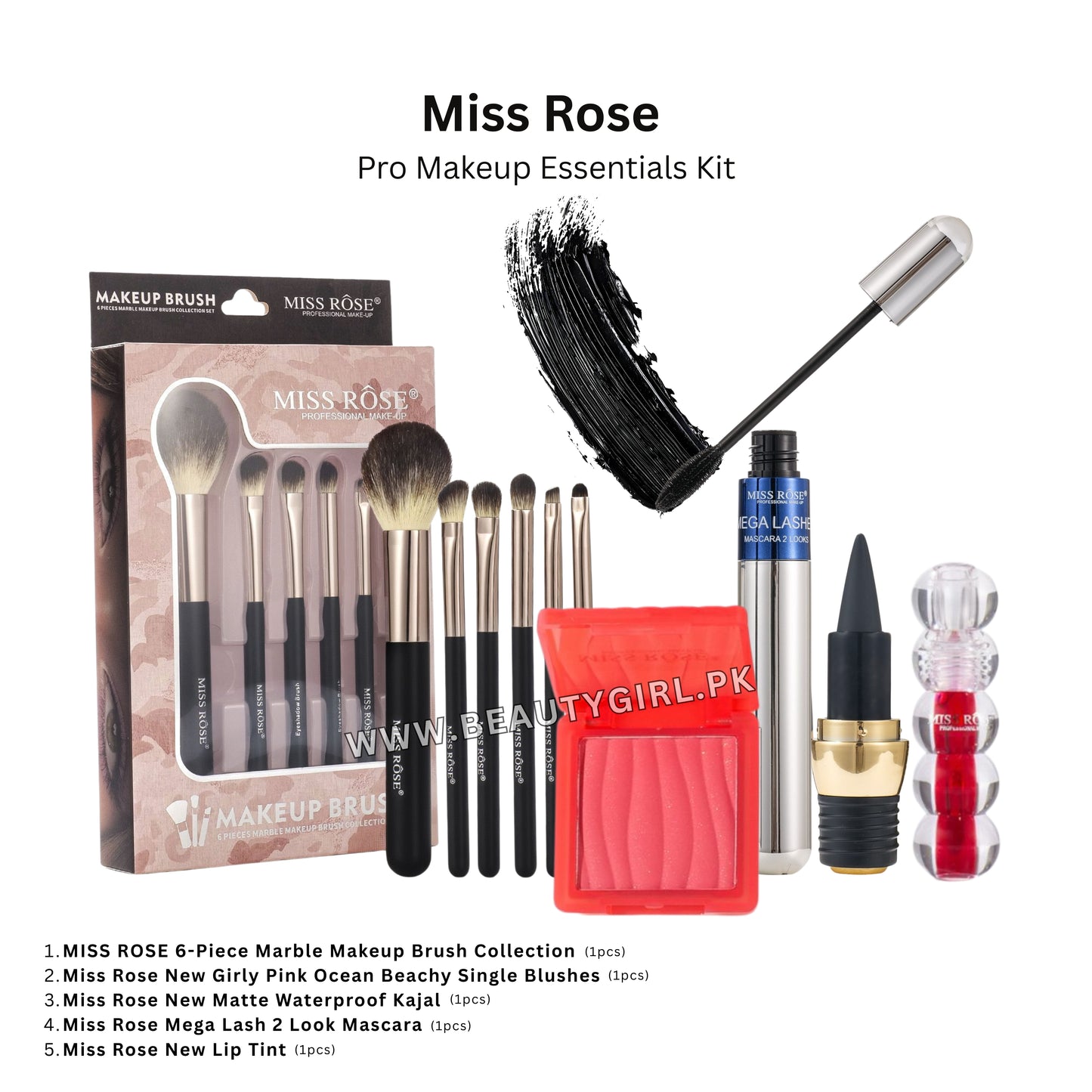 Miss Rose Pro Makeup Essentials Kit